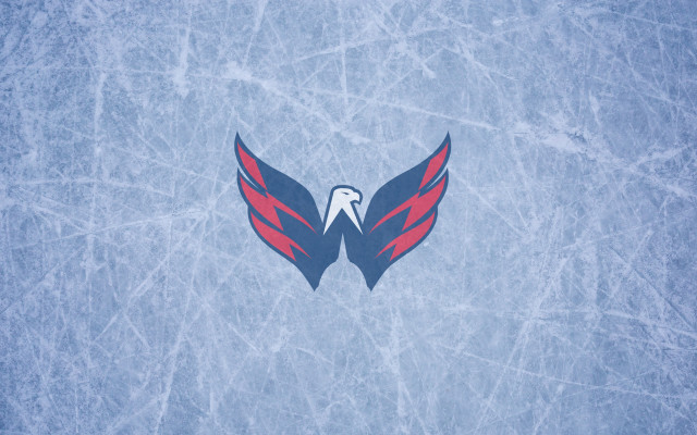 Hockey rink logo eagle red free wallpaper for desktop - medium preview image