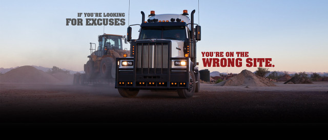 Large truck dirt road pile free wallpaper for desktop - medium preview image