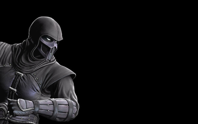 Man black outfit gun mask free wallpaper for desktop - medium preview image