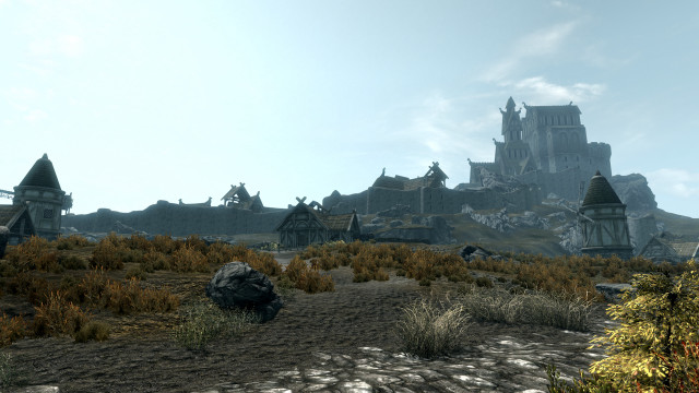 Castle field rock grass area free wallpaper for desktop - medium preview image