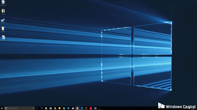 Windows desktop blue background logo free wallpaper for desktop - medium preview image
