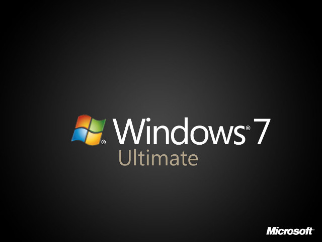 Windows 7 ultimate logo png free wallpaper for desktop - medium preview image