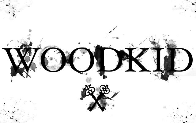 Woodkid scissors skull black white free wallpaper for desktop - medium preview image