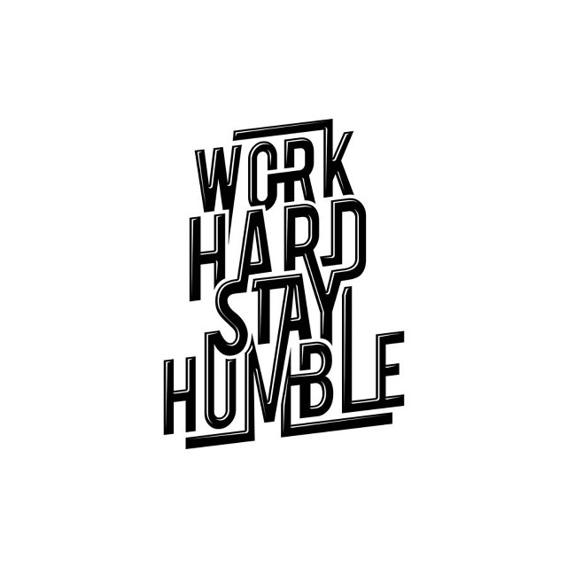Work hard stay humble logo free wallpaper for tablet - medium preview image