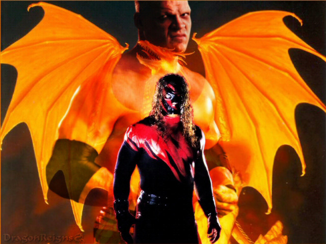 Man dragon costume red black free wallpaper for desktop - medium preview image