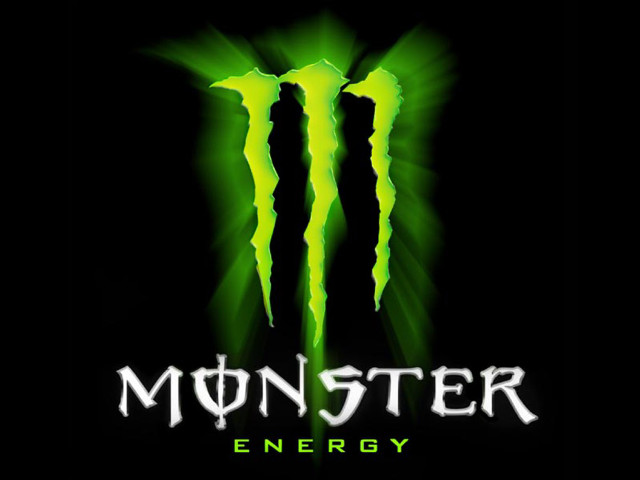 Monster energy logo black background free wallpaper for desktop - medium preview image