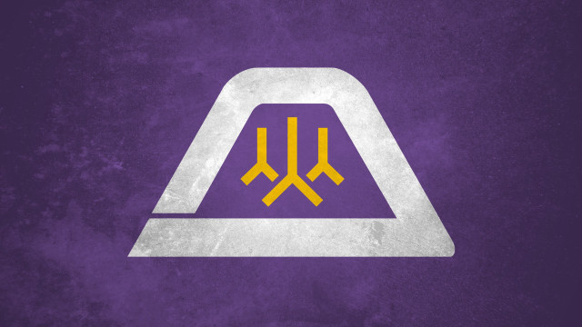 Purple yellow triangle arrows moon free wallpaper for desktop - medium preview image