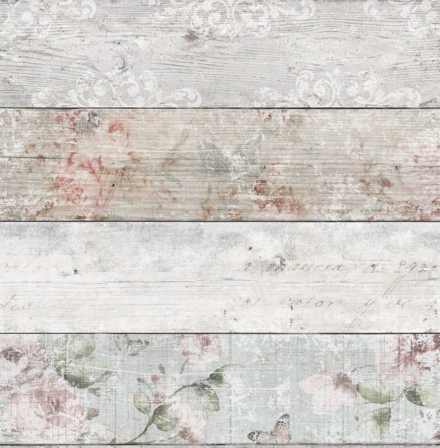 Flowers wall wooden background faded free wallpaper for tablet - medium preview image