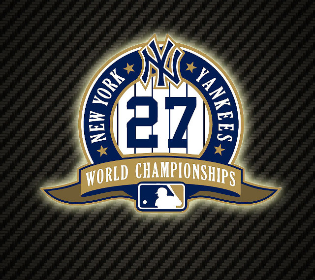 New york yankees logo black free wallpaper for tablet - medium preview image