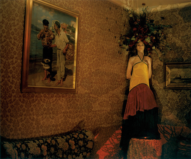 Woman yellow top black skirt free wallpaper for desktop - medium preview image