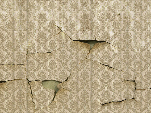 Wall crack clock side clock free wallpaper for desktop - medium preview image