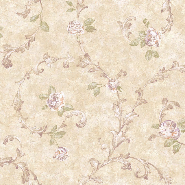 Flower pattern white background green free wallpaper for tablet - medium preview image