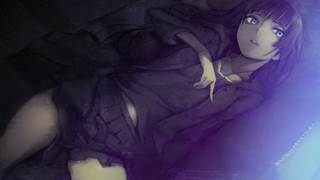 Alice prin purple hair gothic free wallpaper for desktop - medium preview image