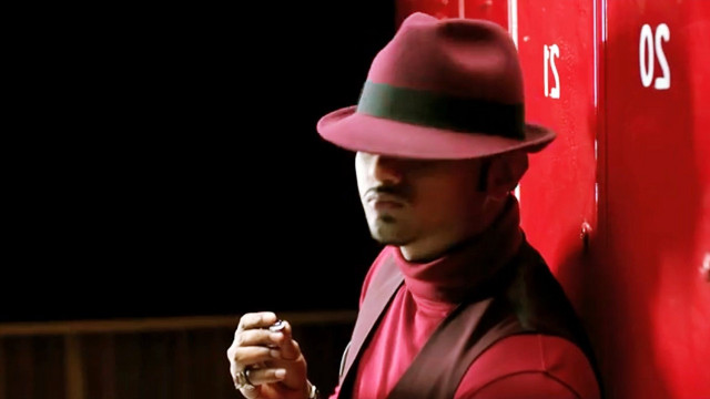 Man hat red wall hand free wallpaper for desktop - medium preview image