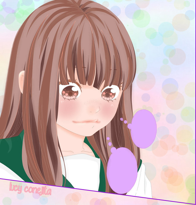 Girl long hair green shirt free wallpaper for tablet - medium preview image