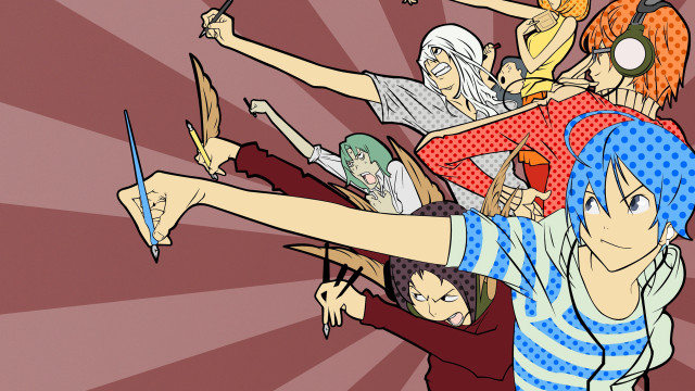 Group people knife hands man free wallpaper for desktop - medium preview image