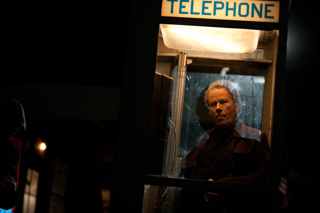 Man looking out window telephone free wallpaper for desktop - medium preview image