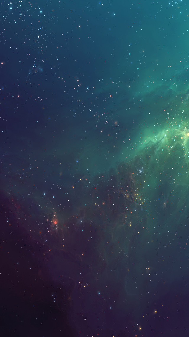 Stars bright green light blue free wallpaper for mobile - medium preview image