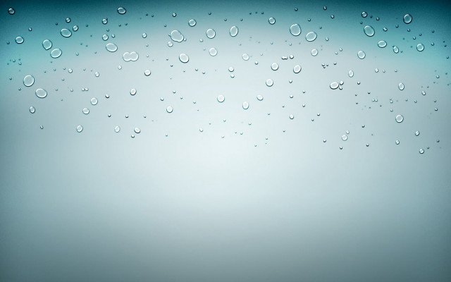Blue background water drops sky free wallpaper for desktop - medium preview image