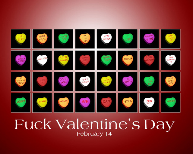 Valentines day poster hearts squares free wallpaper for desktop - medium preview image