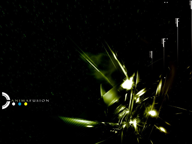Black background green yellow white free wallpaper for desktop - medium preview image