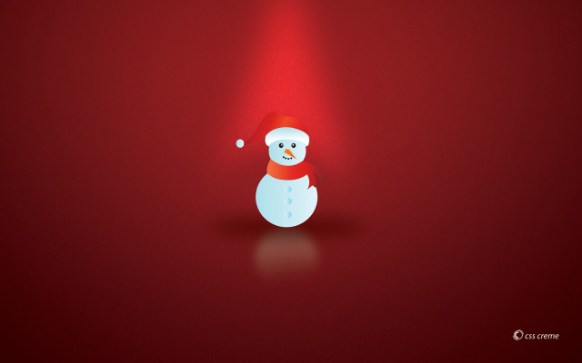Snowman red hat scarf spotlight #6 free wallpaper for desktop - medium preview image
