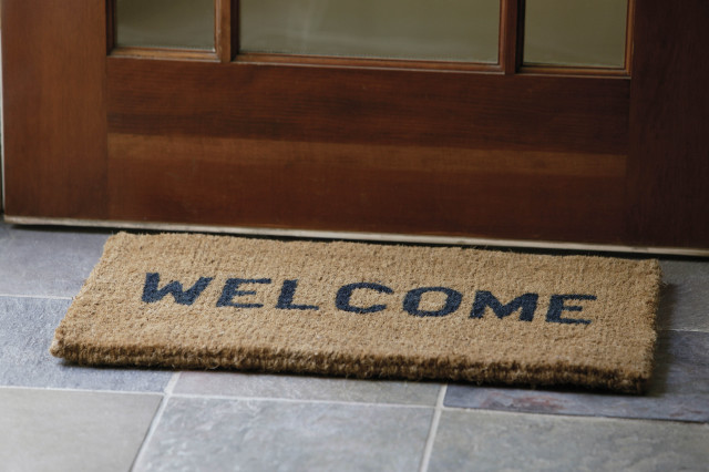 Welcome mat intricate detail no free wallpaper for desktop - medium preview image