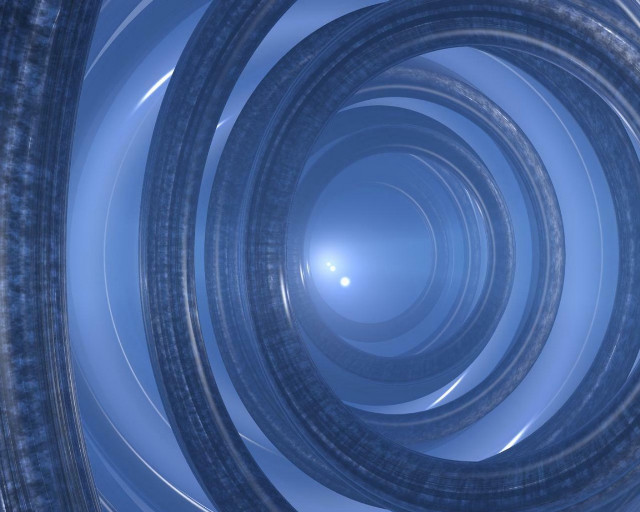 Blue spiral moonlight night sky free wallpaper for desktop - medium preview image