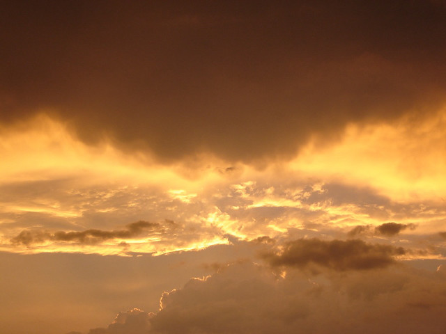 Plane flying sky clouds sunset #2 free wallpaper for desktop - medium preview image