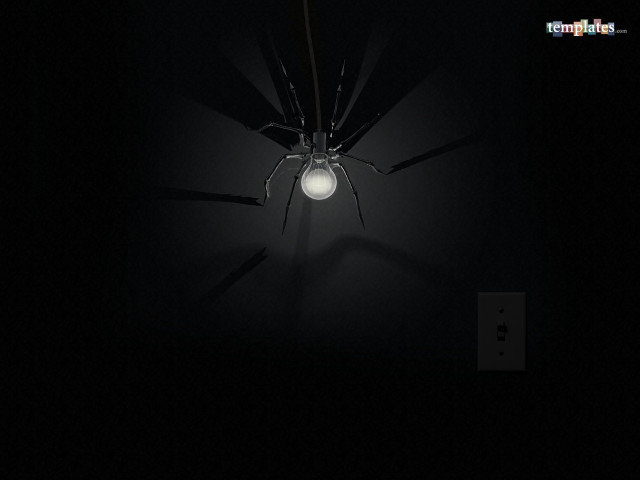 Spider lamp dark lightbulb crawling free wallpaper for desktop - medium preview image