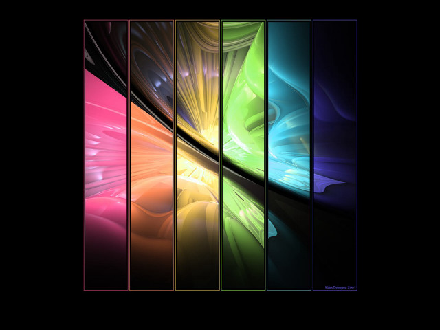 Colorful abstract images black background #3 free wallpaper for desktop - medium preview image