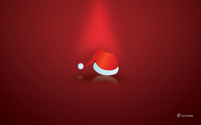 Red background santa hat red free wallpaper for desktop - medium preview image