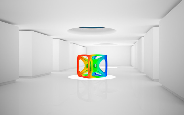 White floor colorful object room free wallpaper for desktop - medium preview image