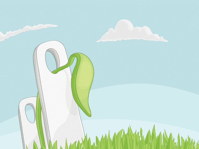 Cartoon white green object grass free wallpaper for desktop - medium preview image