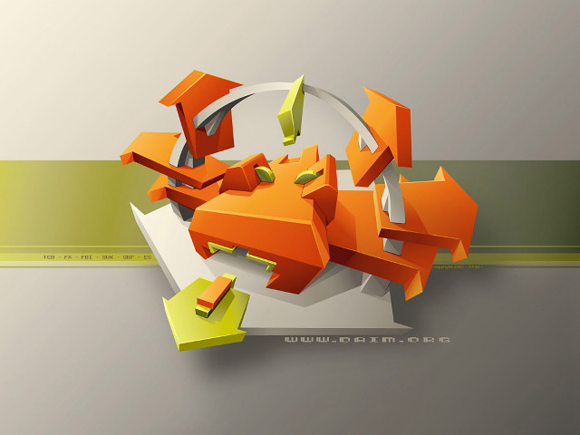 Circular object arrows green stripe #3 free wallpaper for desktop - medium preview image