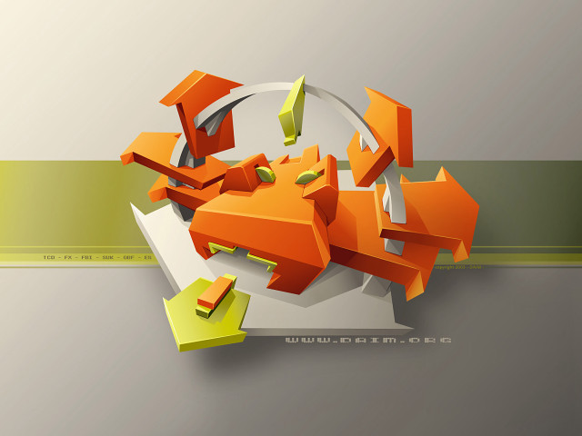 Circular object arrows 3d image free wallpaper for desktop - medium preview image