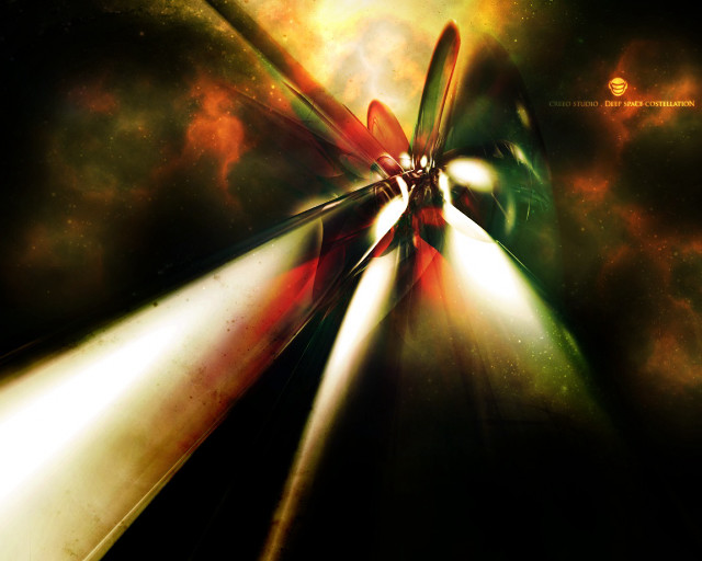 Bright light beam sky red free wallpaper for desktop - medium preview image