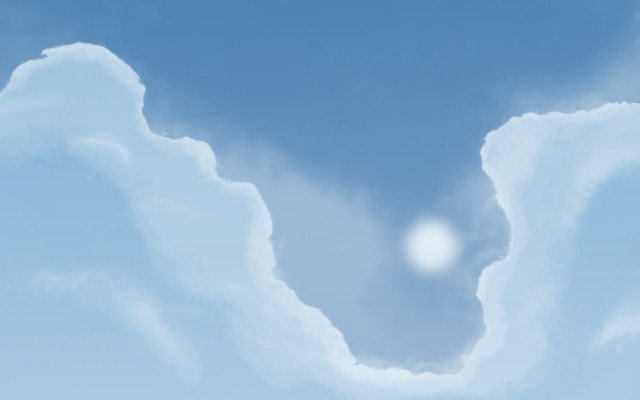 Sky clouds sun middle beautiful free wallpaper for desktop - medium preview image