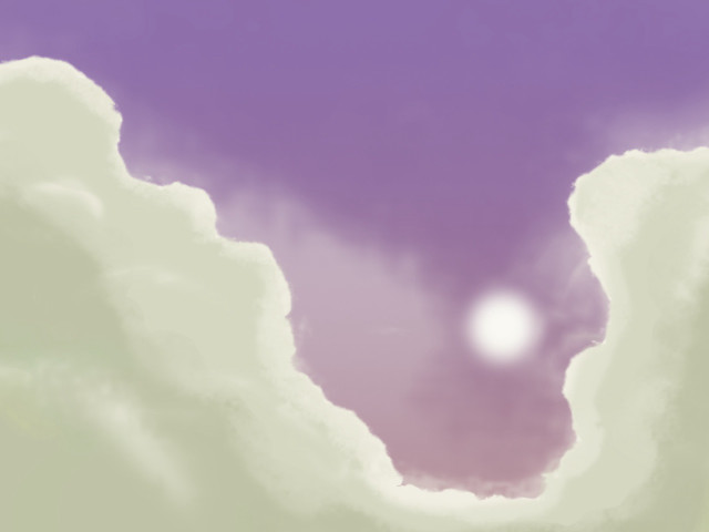 Purple sky clouds bright sun #3 free wallpaper for desktop - medium preview image