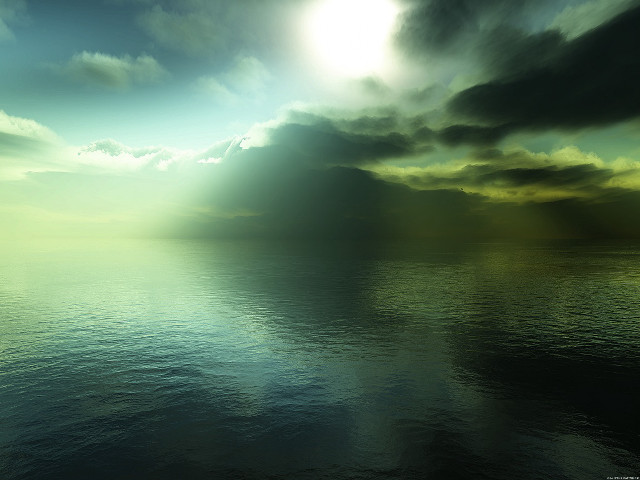 Large body of water sky #7 free wallpaper for desktop - medium preview image