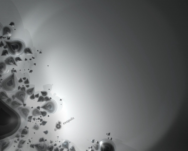 Bubbles black white photo air free wallpaper for desktop - medium preview image