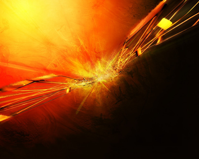 Yellow red abstract fire glowing free wallpaper for desktop - medium preview image