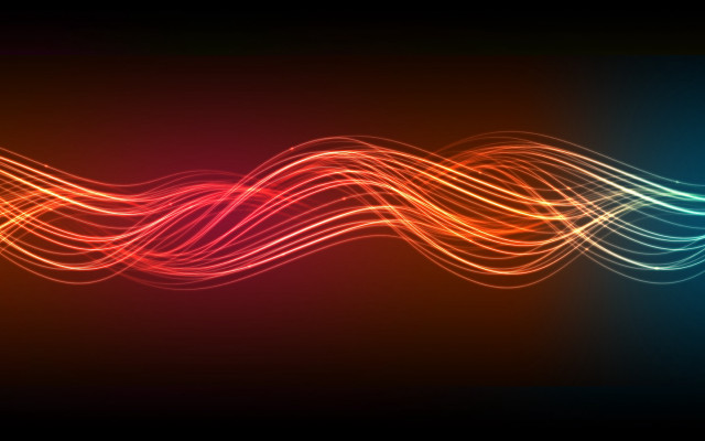 Colorful wave light black red #6 free wallpaper for desktop - medium preview image