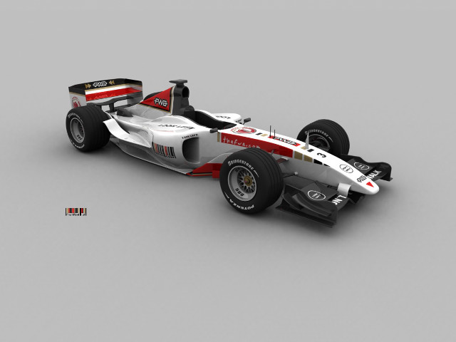 White red race car gray #6 free wallpaper for desktop - medium preview image
