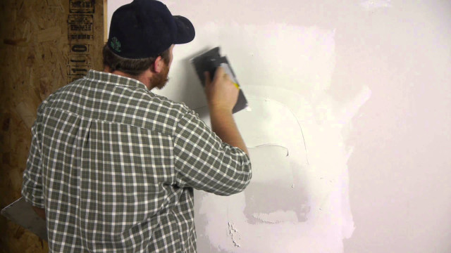 Man painting wall white paint free wallpaper for desktop - medium preview image