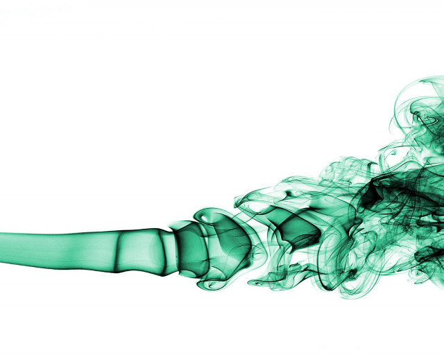 Green smoke white background black #2 free wallpaper for desktop - medium preview image