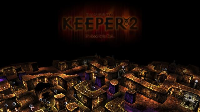 Maze keeper2 dark background red free wallpaper for desktop - medium preview image