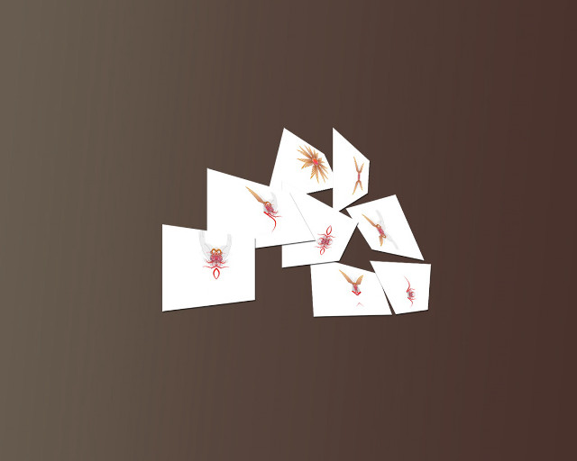 Cards table brown background red free wallpaper for desktop - medium preview image