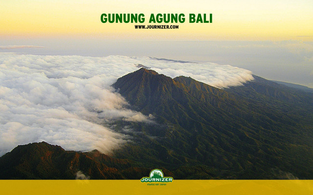 Mountain clouds sign gunung agung #3 free wallpaper for desktop - medium preview image