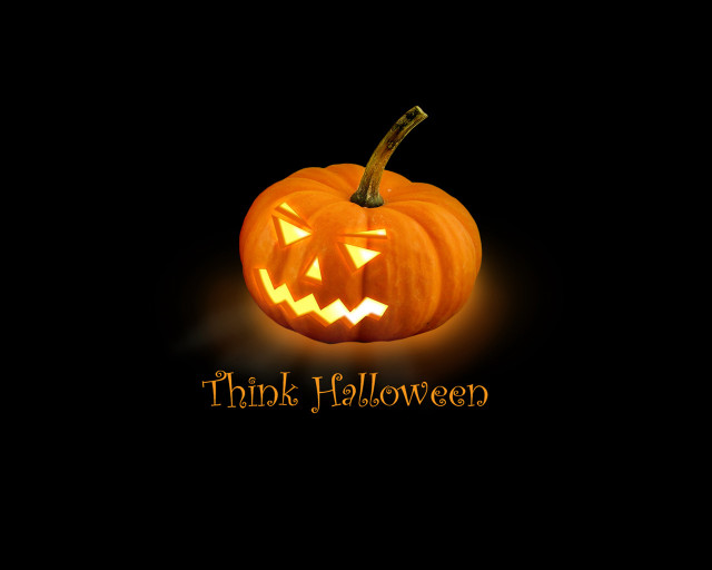 Glowing pumpkin jack o lantern #3 free wallpaper for desktop - medium preview image